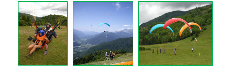 Le Creux gites camping paragliding Vogezen