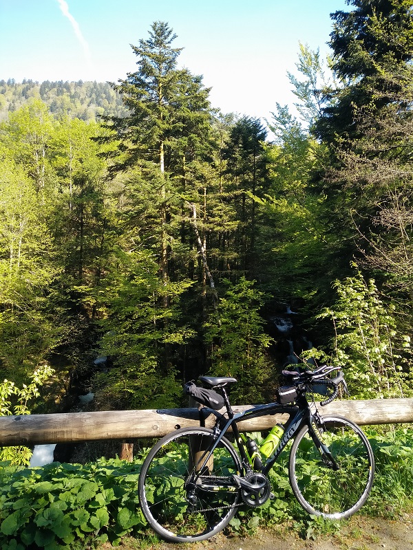 Le Creux fietsen Vogezen