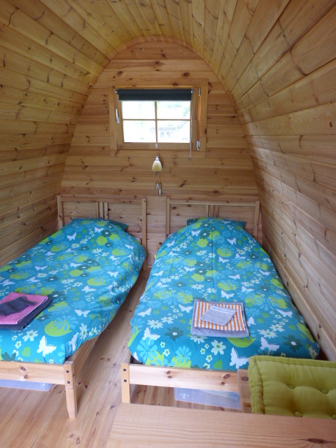 Camping Pod interieur